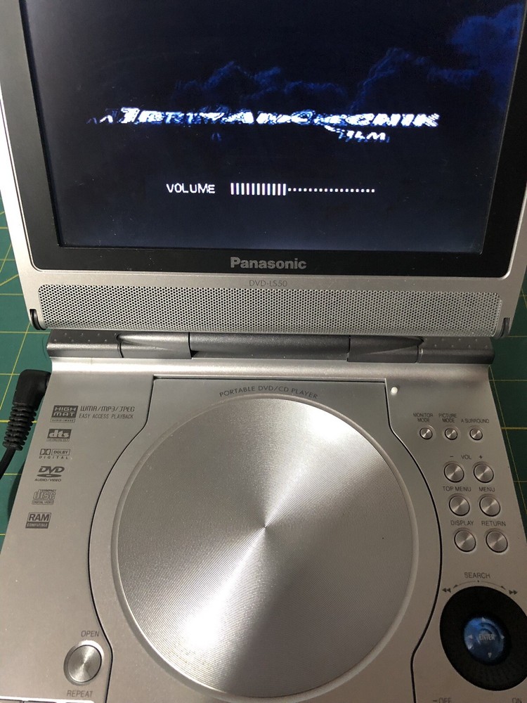 Panasonic Portable DVD Player - 7" Display - Grade A (DVD-LS50)