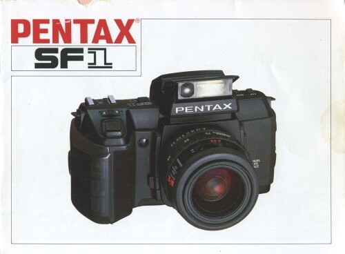 Pentax SF1 Camera Instruction Manual 1987