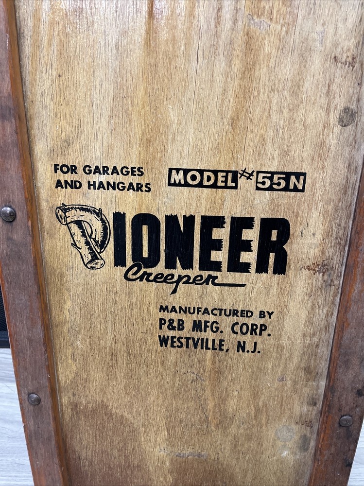 Pioneer Creeper - Model 55N - Adjustable Head Rest