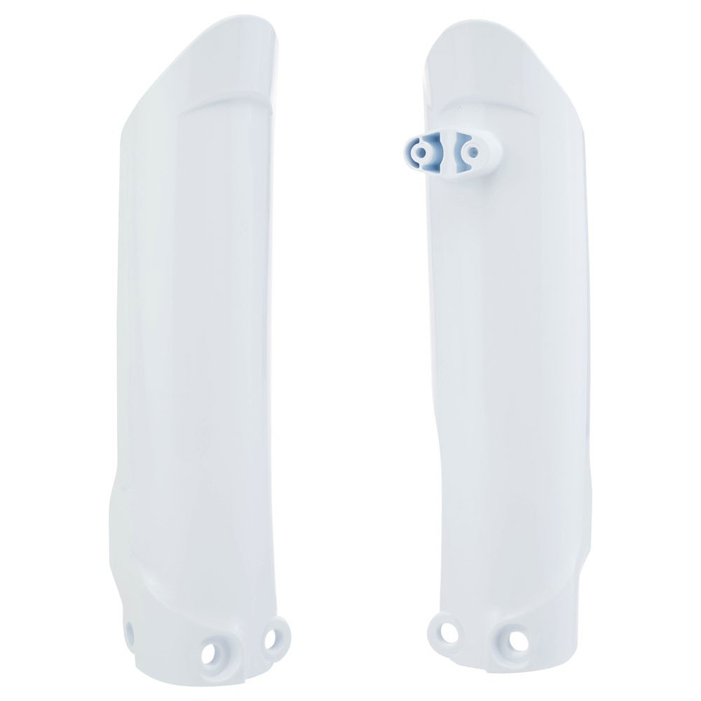 Acerbis Lower Fork Cover Set - White - Plastic