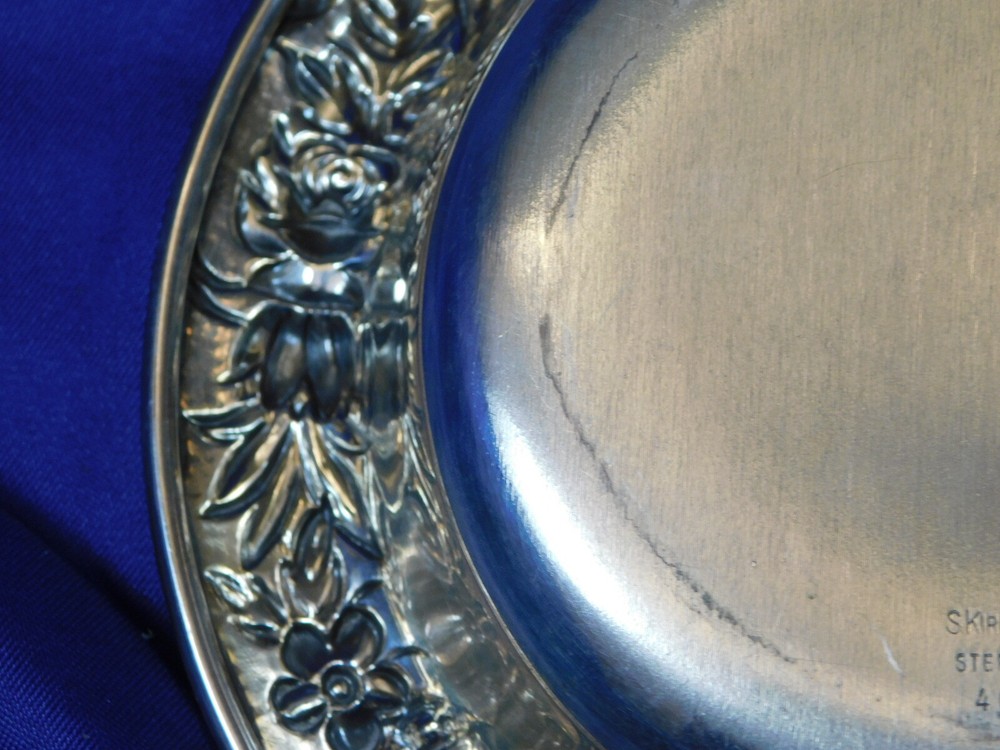 S. KIRK & SON STERLING SILVER CANDY/TRINKET DISH #409 - EXCELLENT CONDITION C