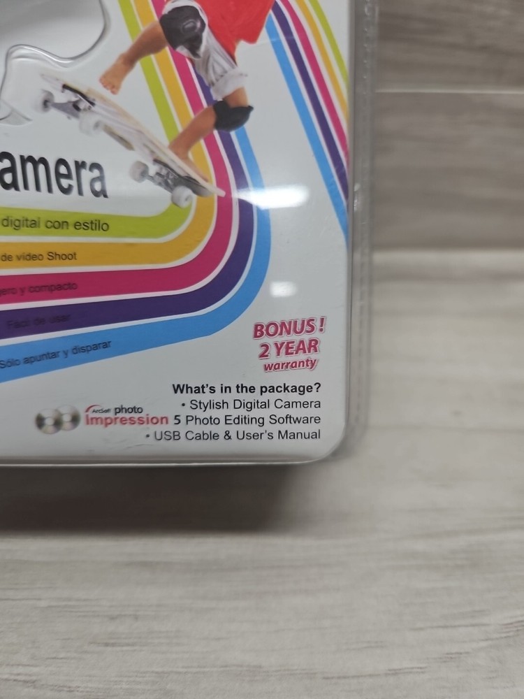 Zeikos 3-in-1 Stylish Digital Camera New