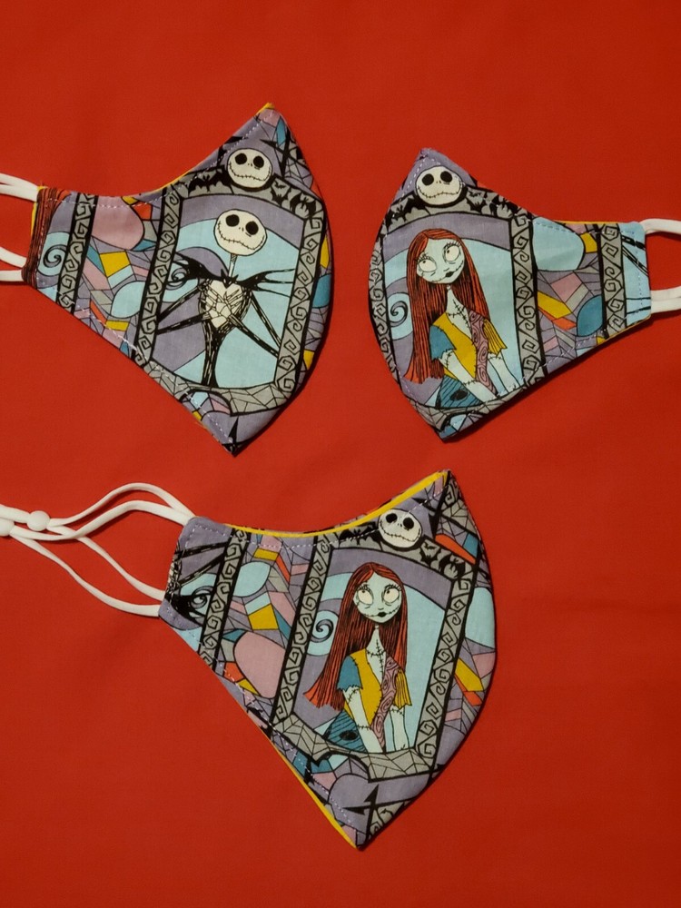 Youth Nightmare Before Christmas Adjustable Face Mask