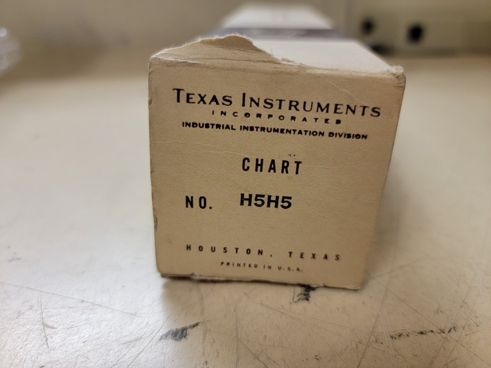 Texas Instruments Recording Chart Paper H5H5