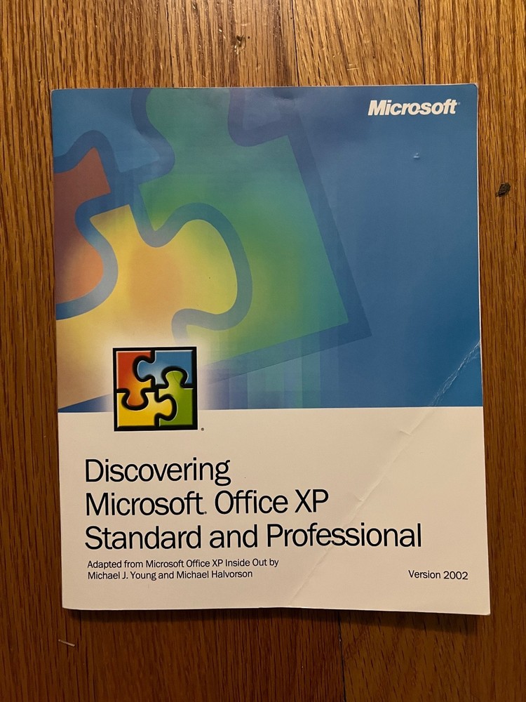 Discovering Microsoft Office XP Professional & Standard Version 2002 Manual Book