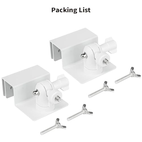 2-Pack Gutter Mount Compatible with eufy Security SoloCam S220/C210, 2 Pcs