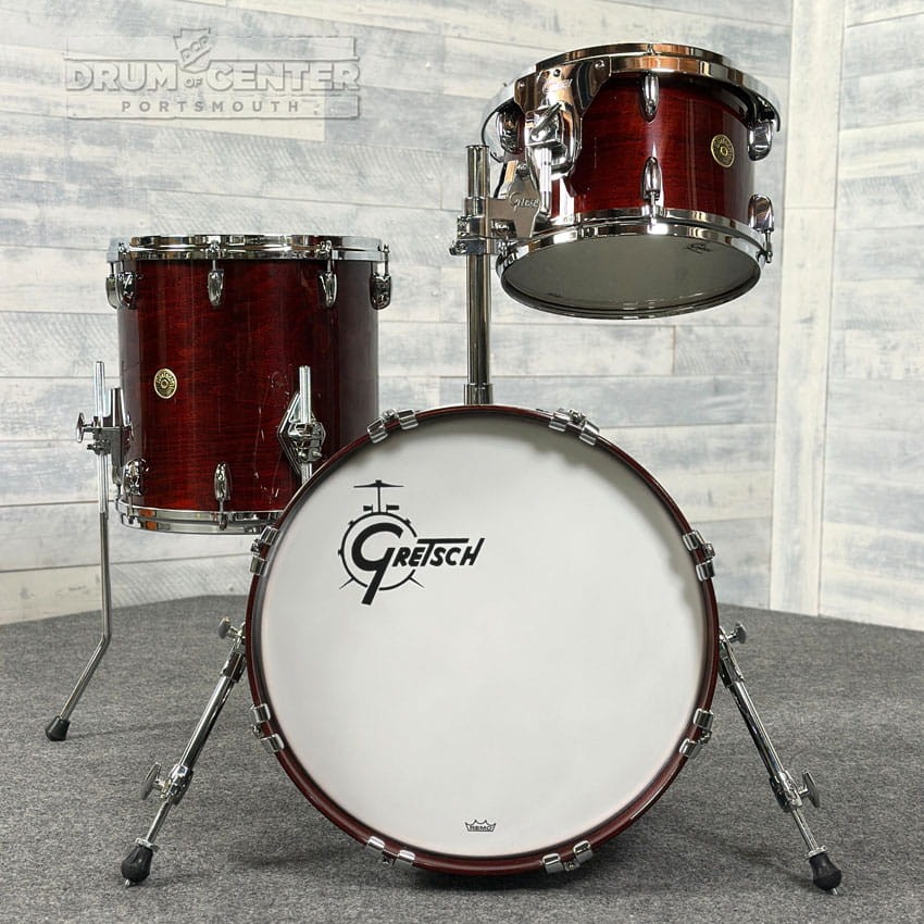 Gretsch USA Custom 3pc Drum Set 18/12/14 Walnut Gloss