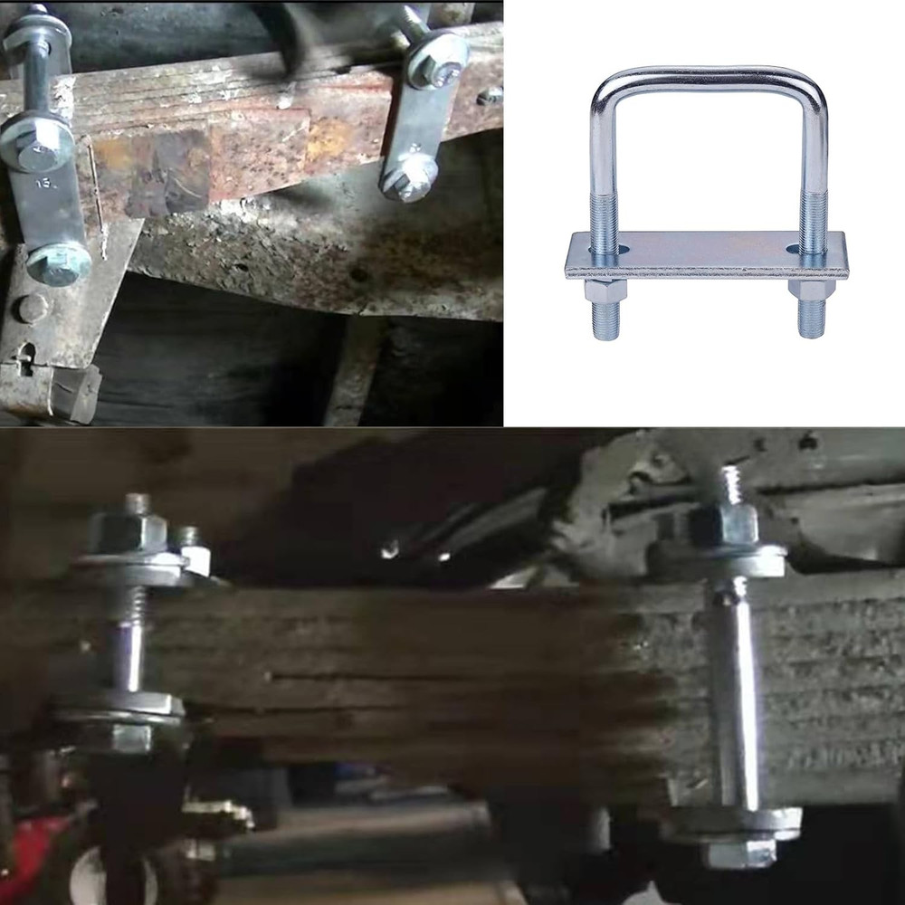 4 Pack Leaf Spring Clamp Kit with 3" Leaf Spring Clamps for Truck,Locks Leaf Spr