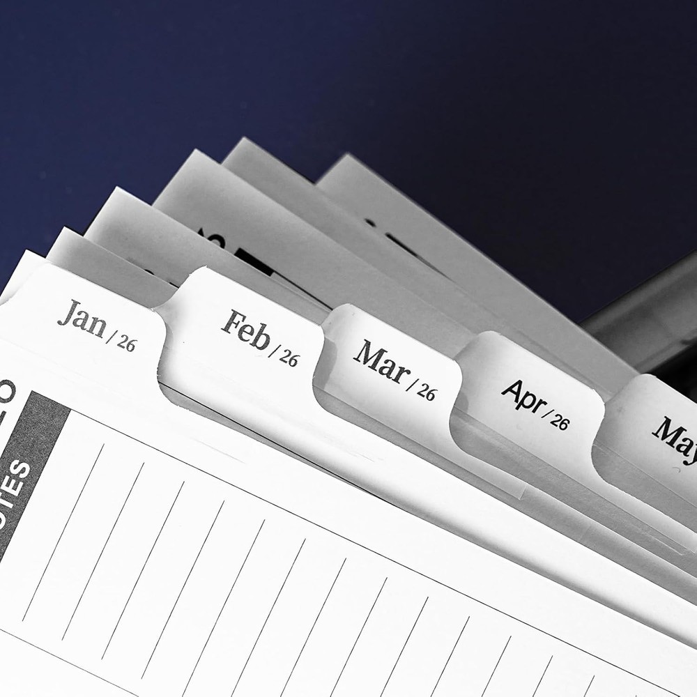 Versatile 5- Monthly Planner 2026-2030 - Includes Tabs & Inner Pocket