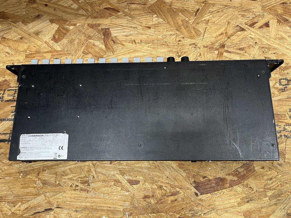 UNTESTED RTS Telex KP-12 BLACK 12 Position Key Panel Intercom System