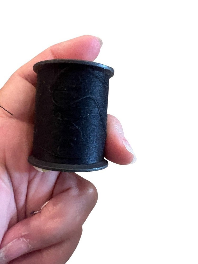 Vintage Excell Green 100% Polyester General Sewing Thread USA Black