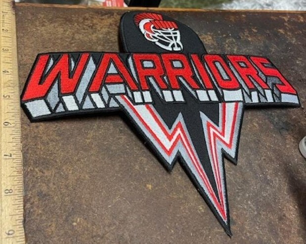 Warriors Embroidered Back Patch (NOS)