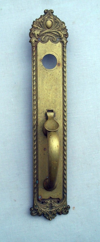 Large Brass Door Handle, Thumb Latch