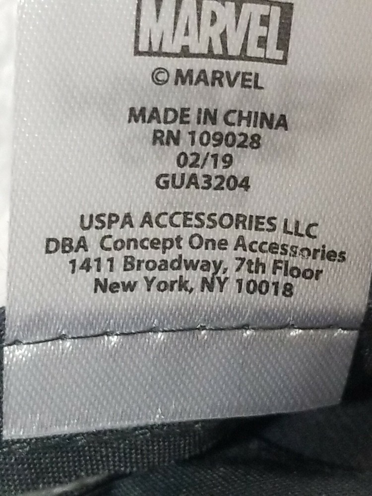 Marvel Comics Captain Marvel Baseball Cap/Hat Snap Back One Sz Fits Most *NWOT*