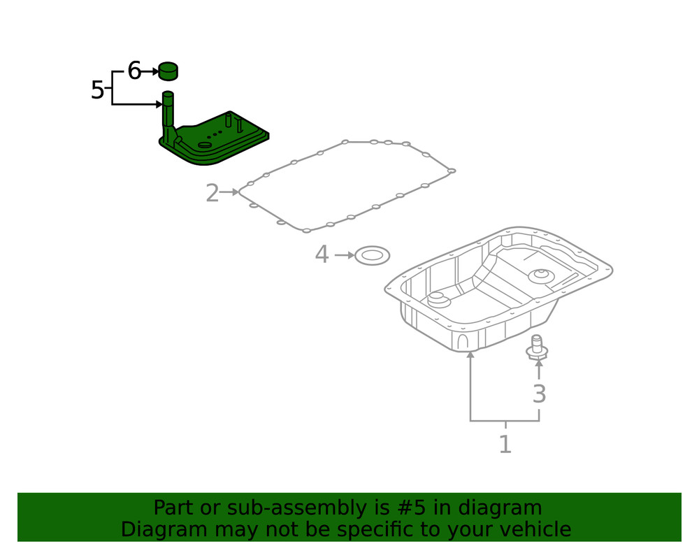 Genuine GM Automatic Transmission Fluid Filter Kit 24258268