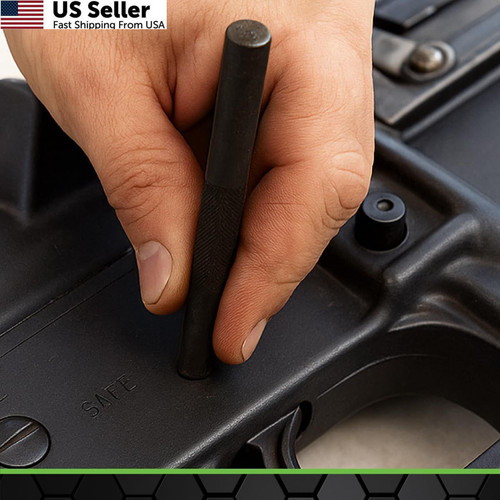 Grip 9 pc Gunsmithing Roll Pin Starter Punch Set - Sizes Include: Black