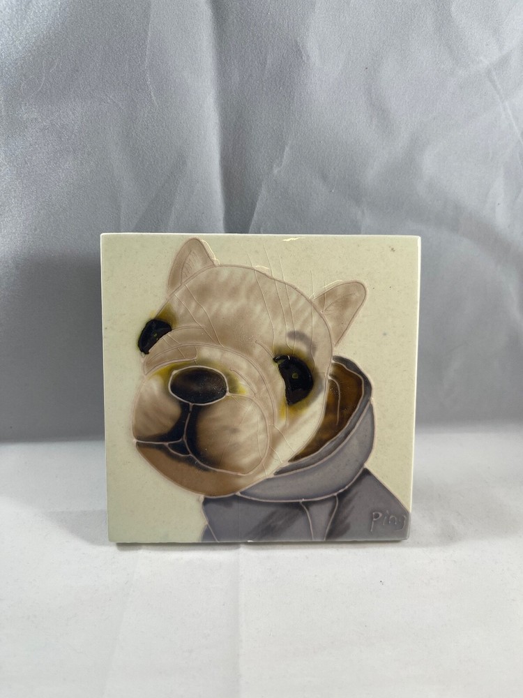 Frenchie (Pibble) Decortive Tile Wall Art