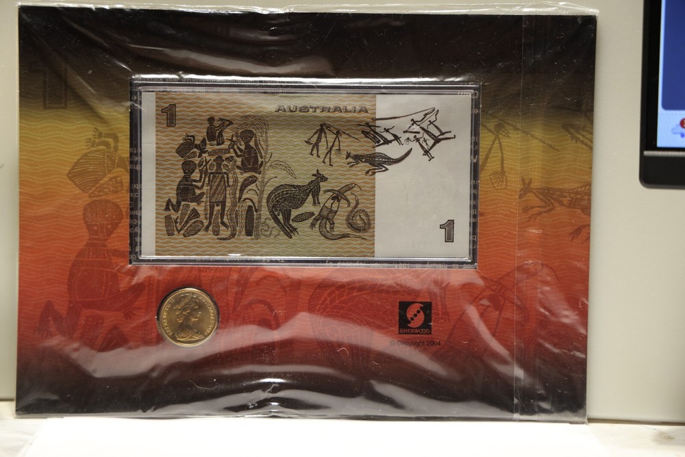 Australia One Dollar $1 First Coin Last Note Limited Edition Pack
