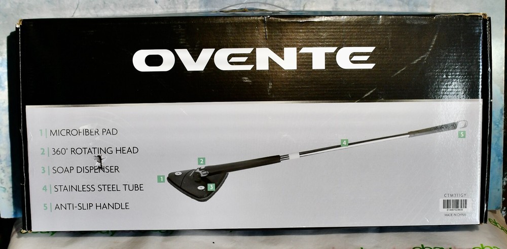 OVENTE MICROFIBER PAD SWEEPER CTM311GY