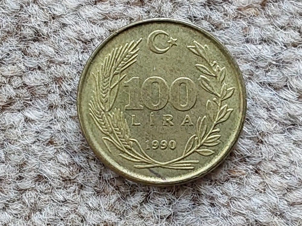 Turkey 100 Lira 1990