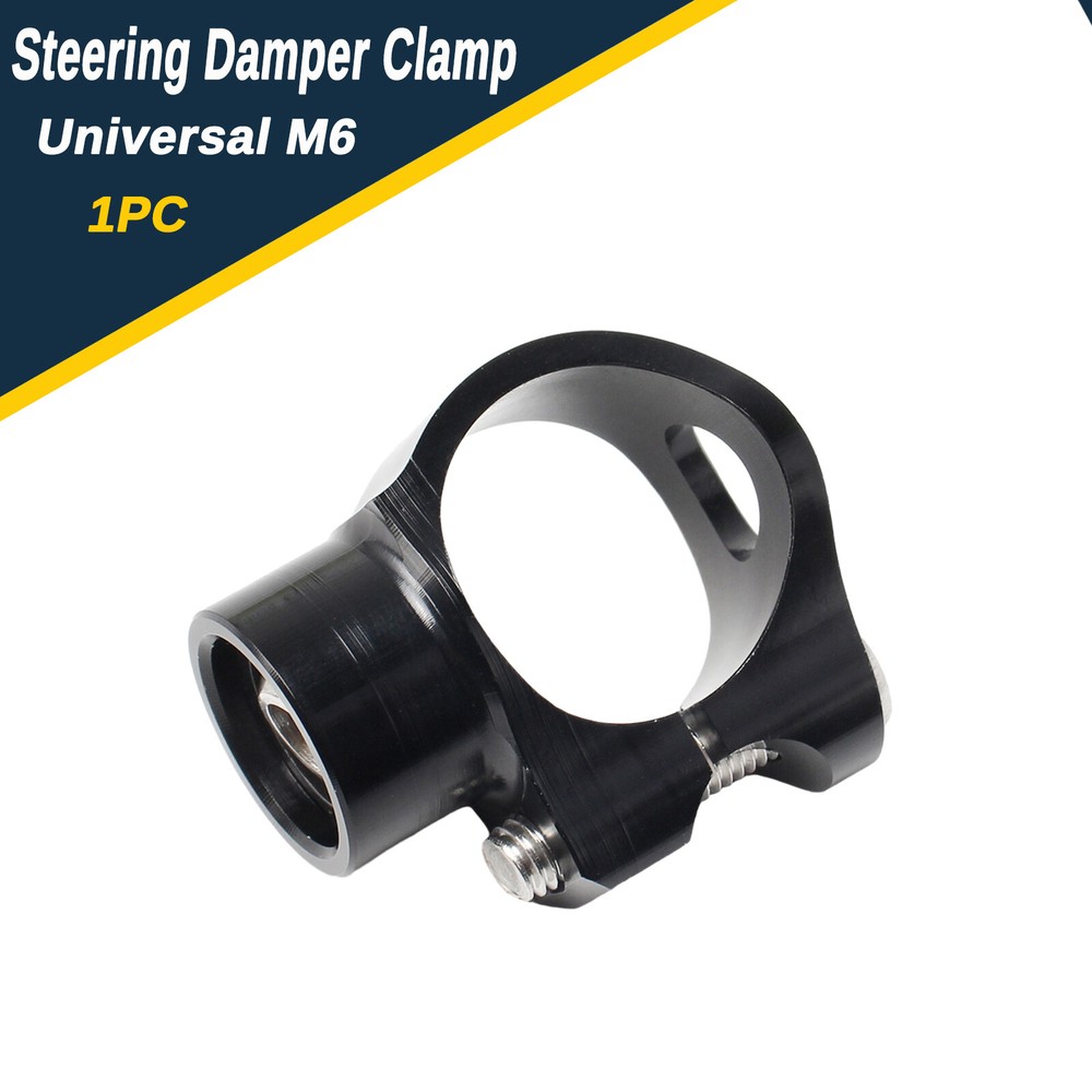 Universal M6 Clip Clamp Holder Bracket For Hyperpro Steering Damper Stabilizer