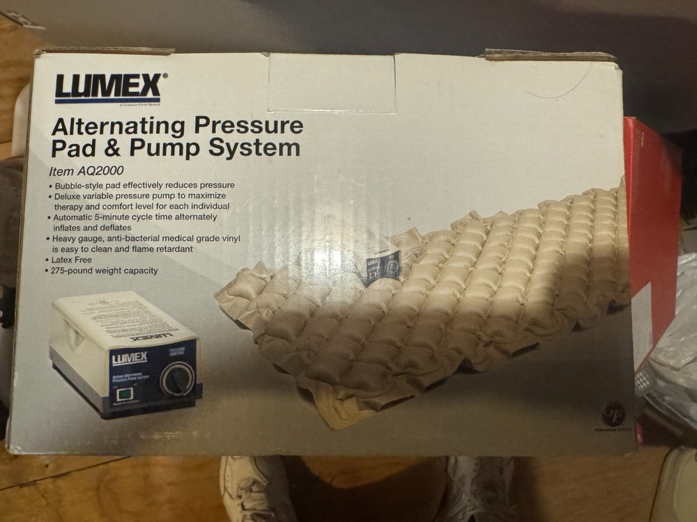 Lumex Alternating Pressure Pad & Pump System - AQ2000 - Preowned