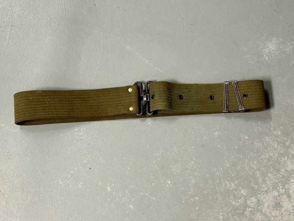 US WW1 Garrison Web Belt Green