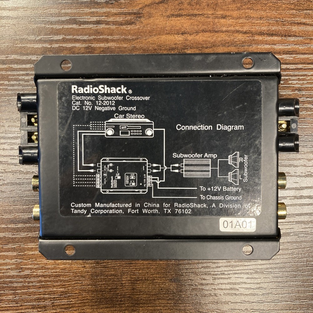 Radio Shack Electronic Subwoofer Crossover