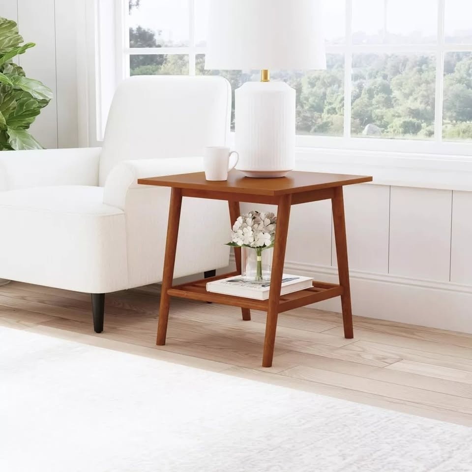 Charlotte End Table - Linon - ColorBrown