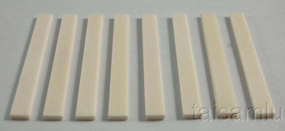 Classical Guitar Bone saddle 8 pieces 80mm DJ04