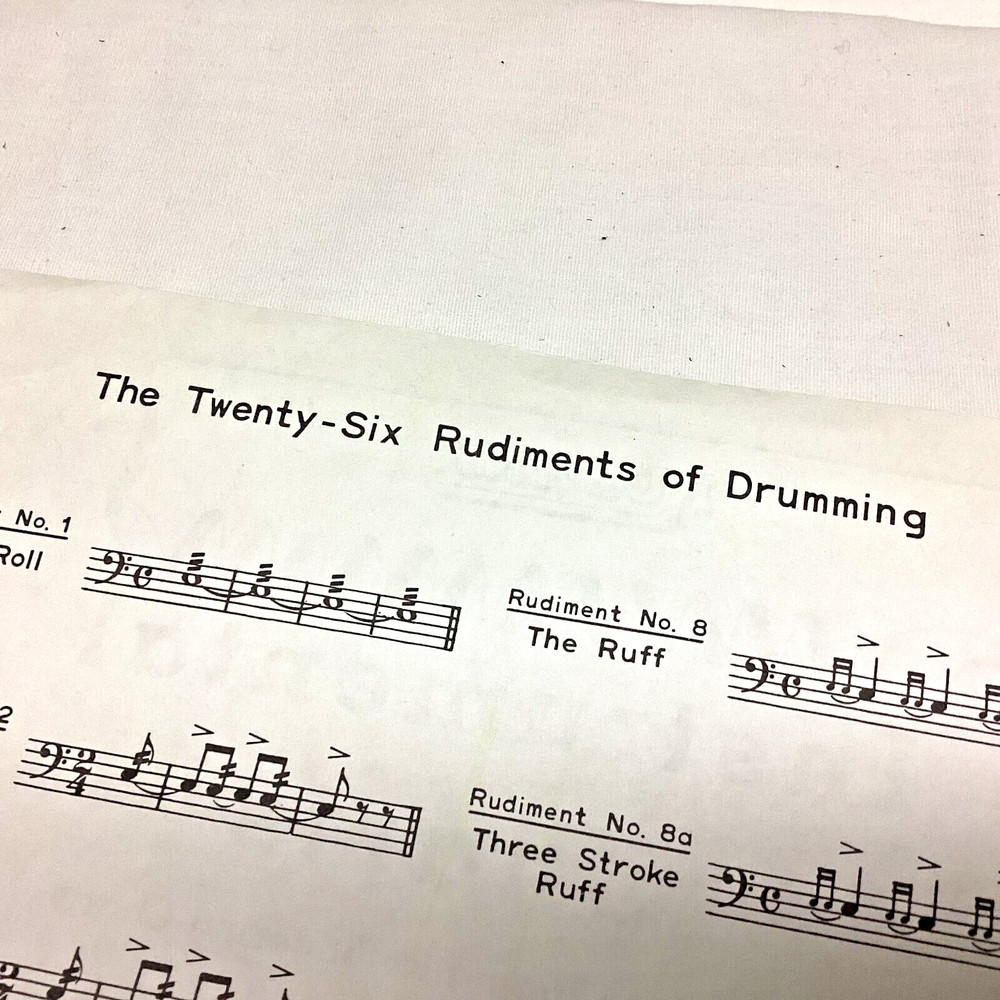 Hal Leonard Rubank Instrumental Drum Chart 26 Rudiments