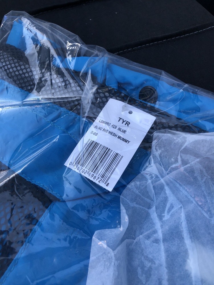 New TYR Big Mesh Mummy Backpack Blue