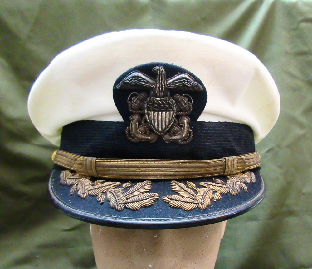 WWII Era USN Officer's Oak-leaf Visor Cap