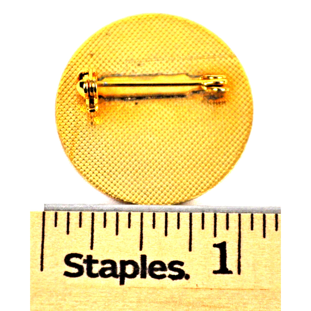 DON'T WORRY SKI HAPPY Skiing Lapel Hat Pin