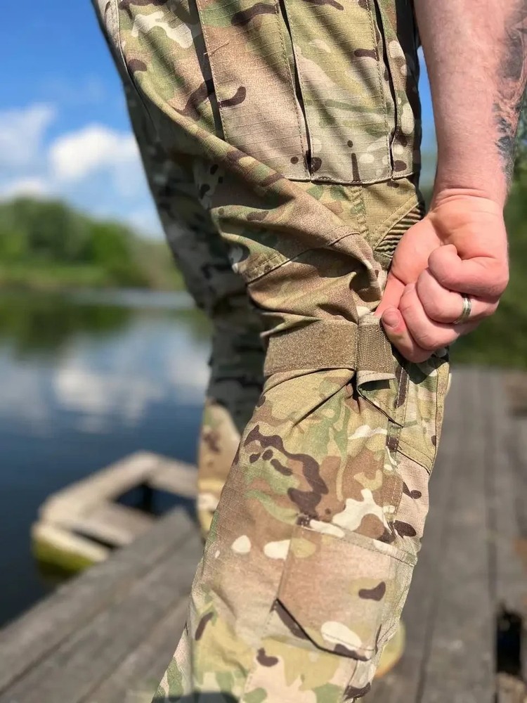Tactical pants with knee pads💛💙