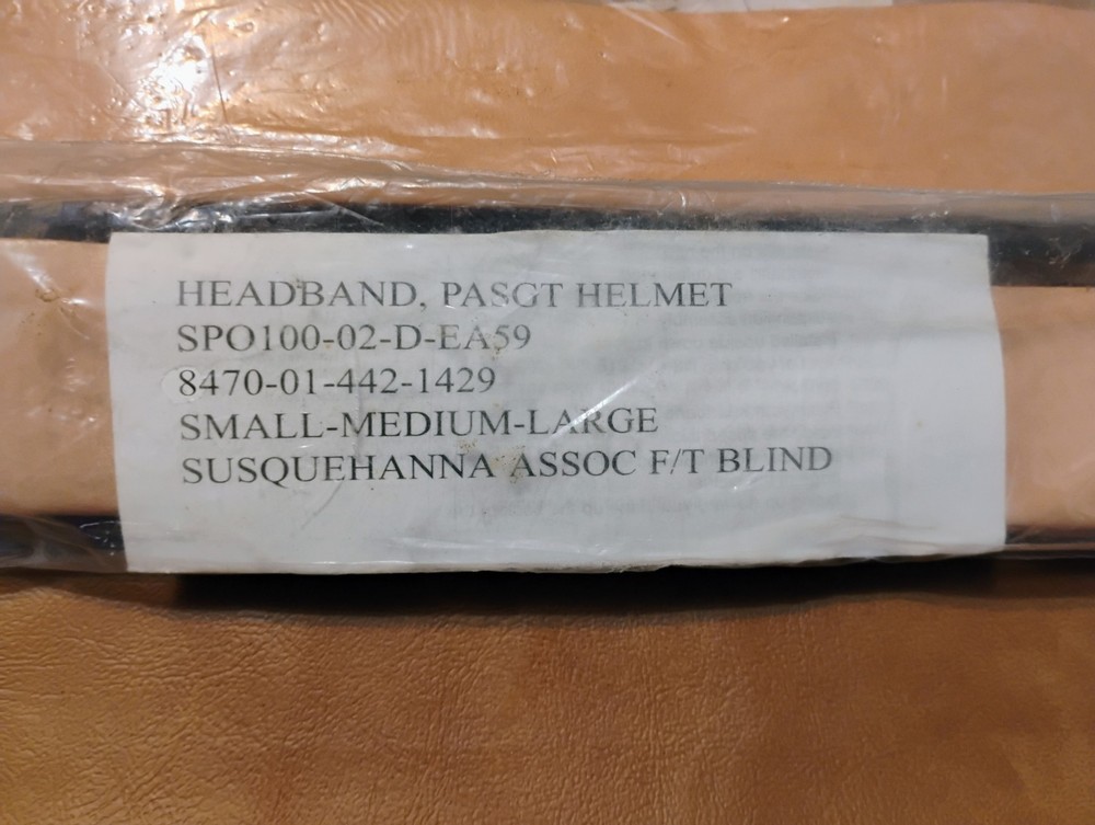 3 U.S. PASGT HELMET HEAD BANDS