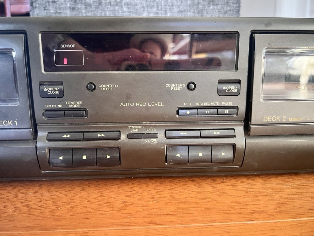 Technics dual cassette deck RS-TR170. Tested Works