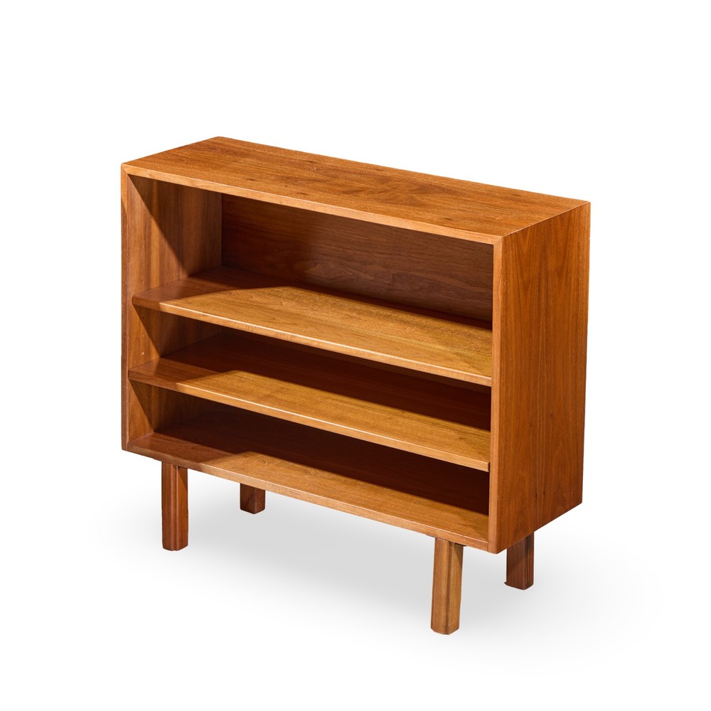 Jens Risom Mid Century Walnut Book Case - Pair