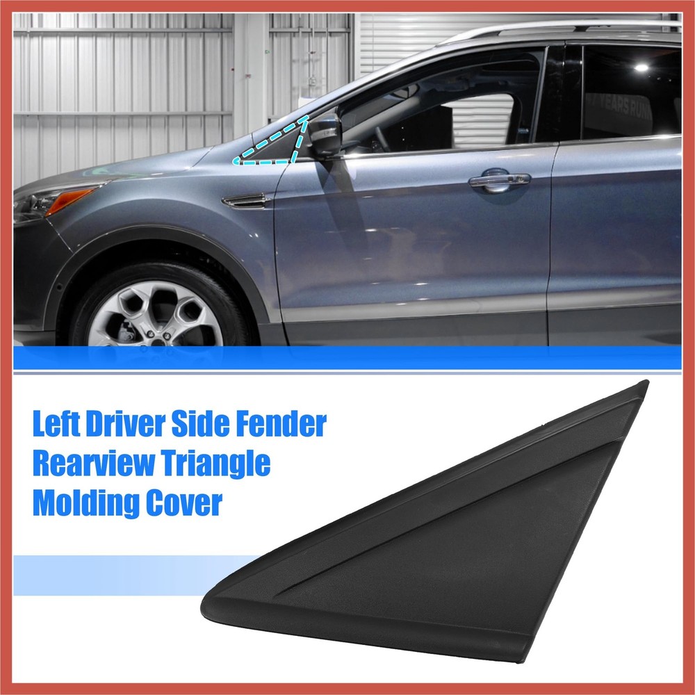 Front Left Mirror Corner Triangle Cover Panel for Ford Escape 2013-2019