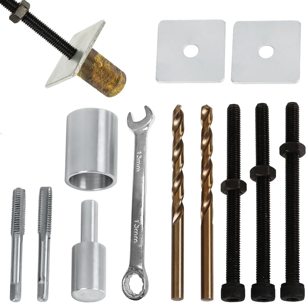 Pool Anchor Removal Tool Kit 12 Set, Pool Safety Cover Anchors Replacement Tools