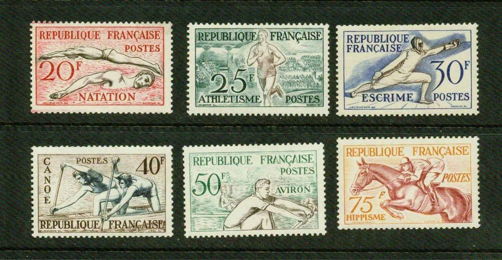 FRANCE- 1953- HELSINKI OLYMPICS -VF**