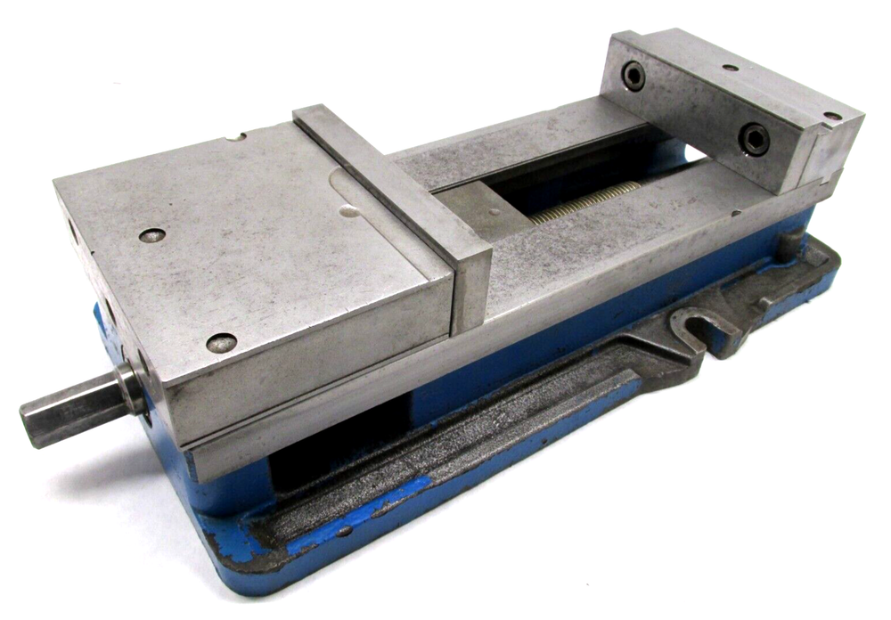 KURT ANGLOCK 6" MILLING MACHINE VISE w/ JAWS & HANDLE - #D688