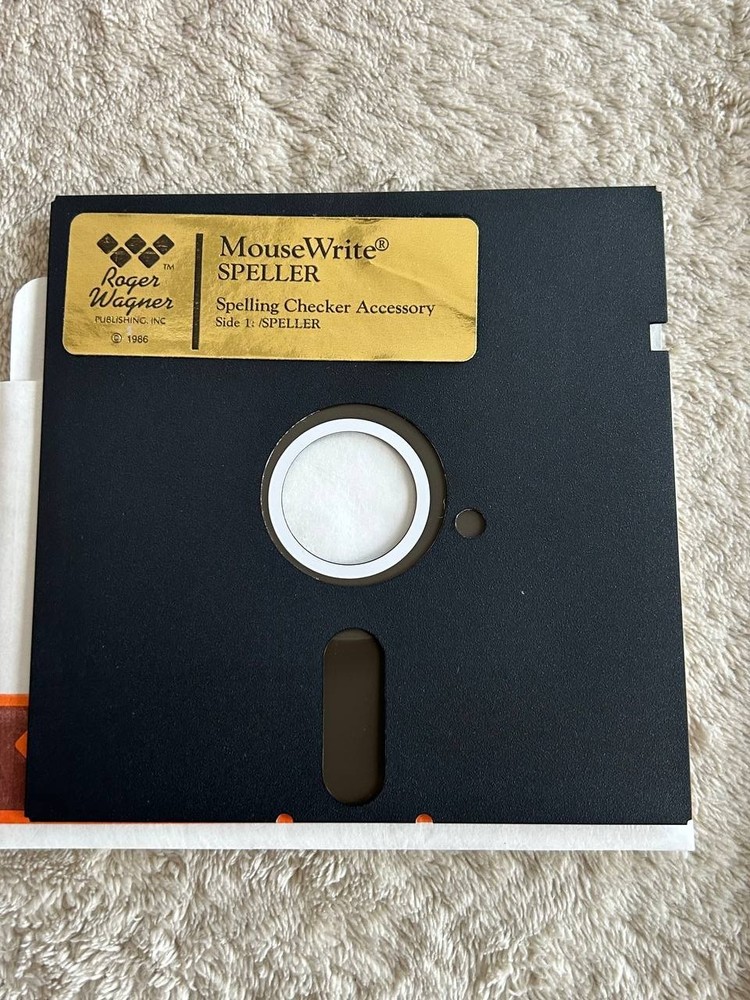 Macintosh MouseWrite Word Processor for Apple IIc IIGS IIe. Software 1985-86 #2