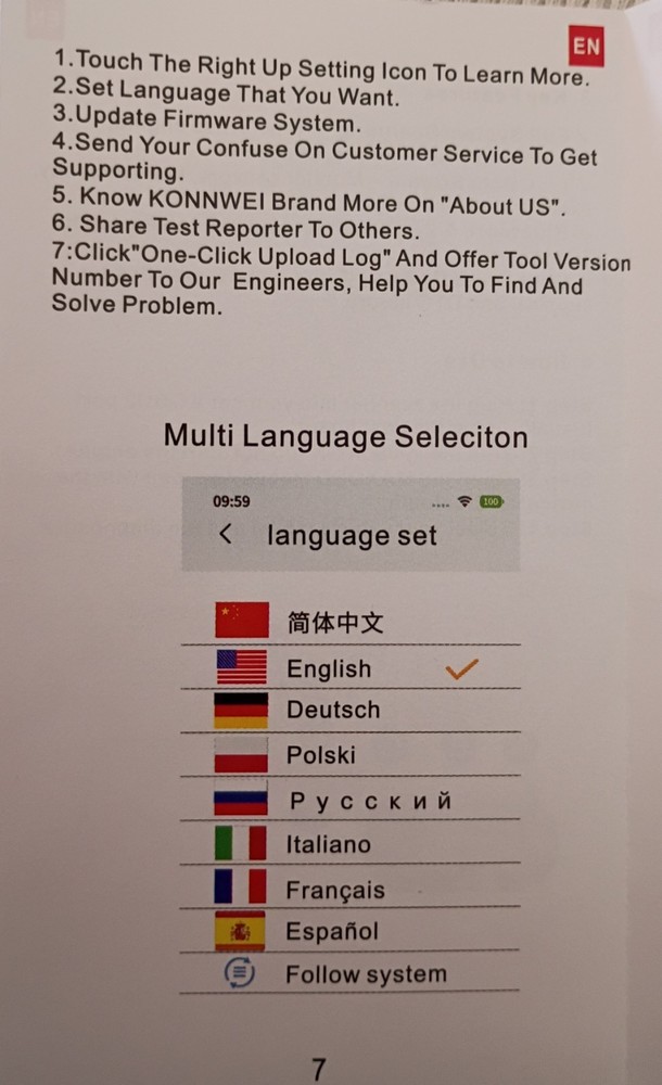 KONNWEI MAXOBD OBD2 Scanner Bluetooth Car Diagnostic Tool Code Reader