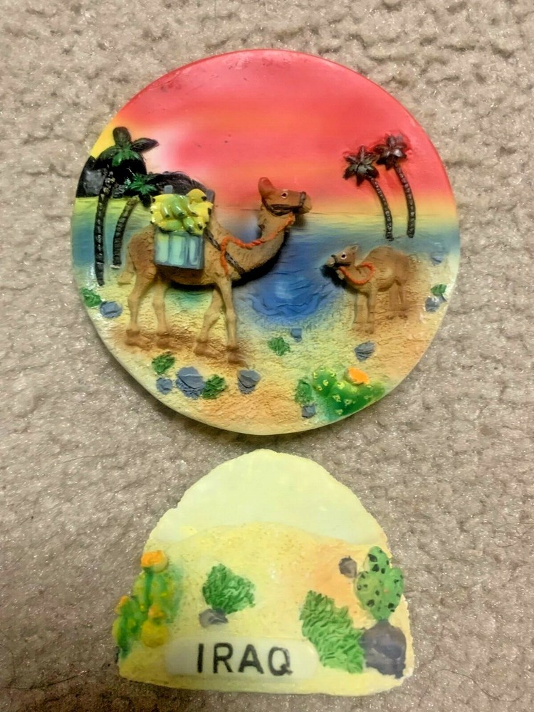 Iraq Ceramic Camel Plate