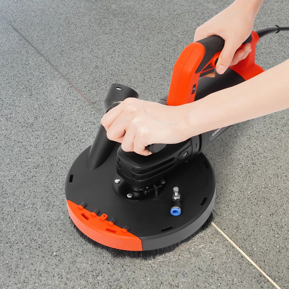 Concrete Surface Grinder Angle Grinder Floor Grinding Machine w/Dust Shroud
