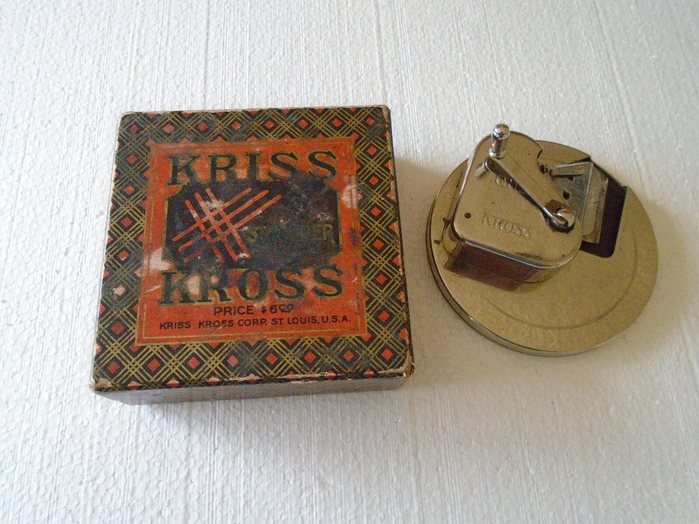 Vintage Kriss Kross Razor Blade Sharpener