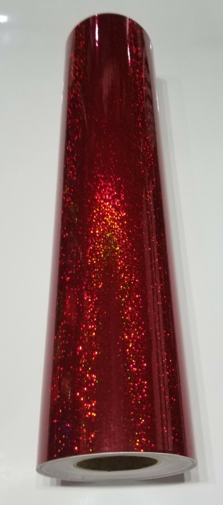 Cherry Red Sequins Sign Vinyl 24" x 10 ft