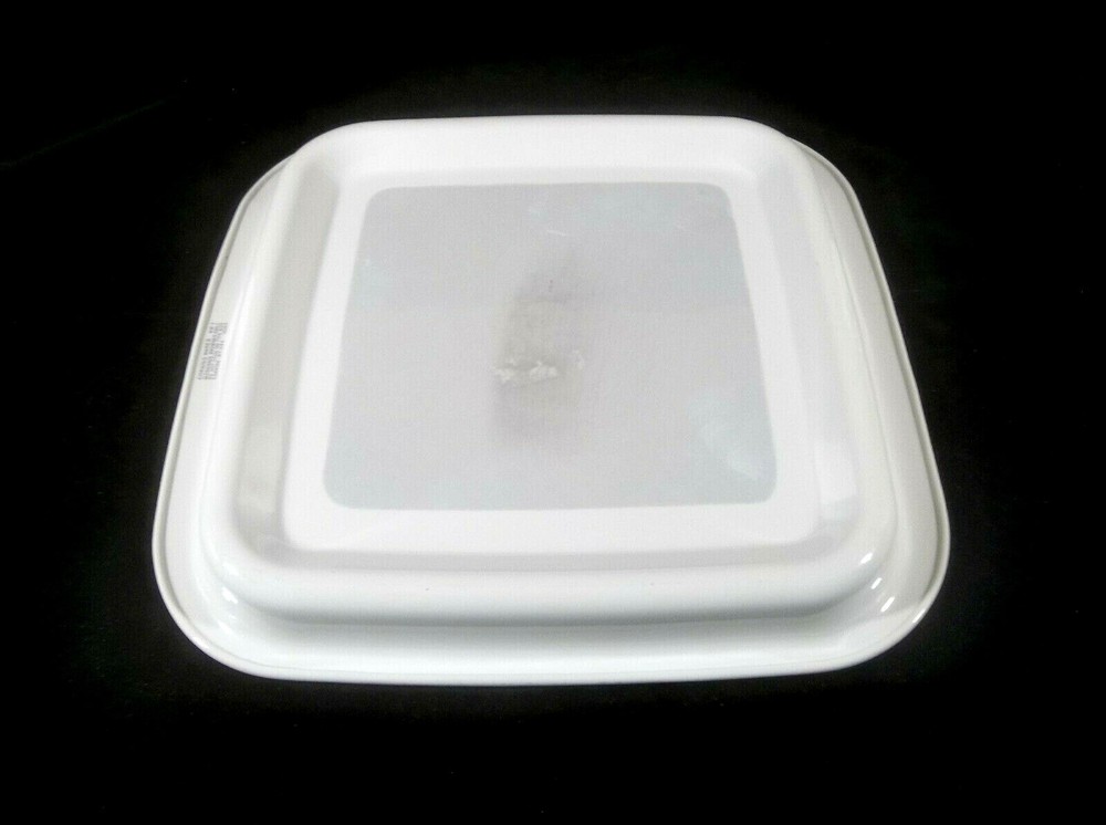 Corning Solid White Microwave Browner Grill MW-2