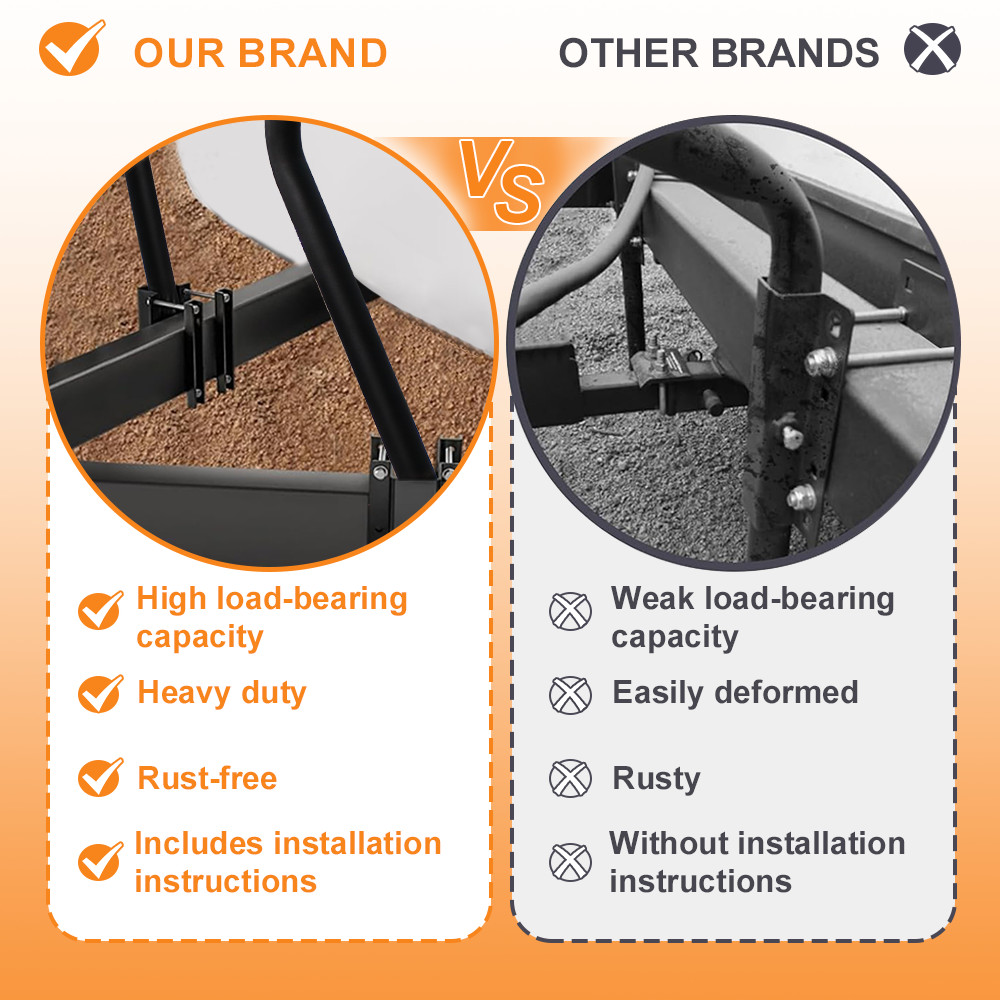 350 lbs Capacity CC-255 Trailer Tray For Adjustable "A" Frame Trailers Durable